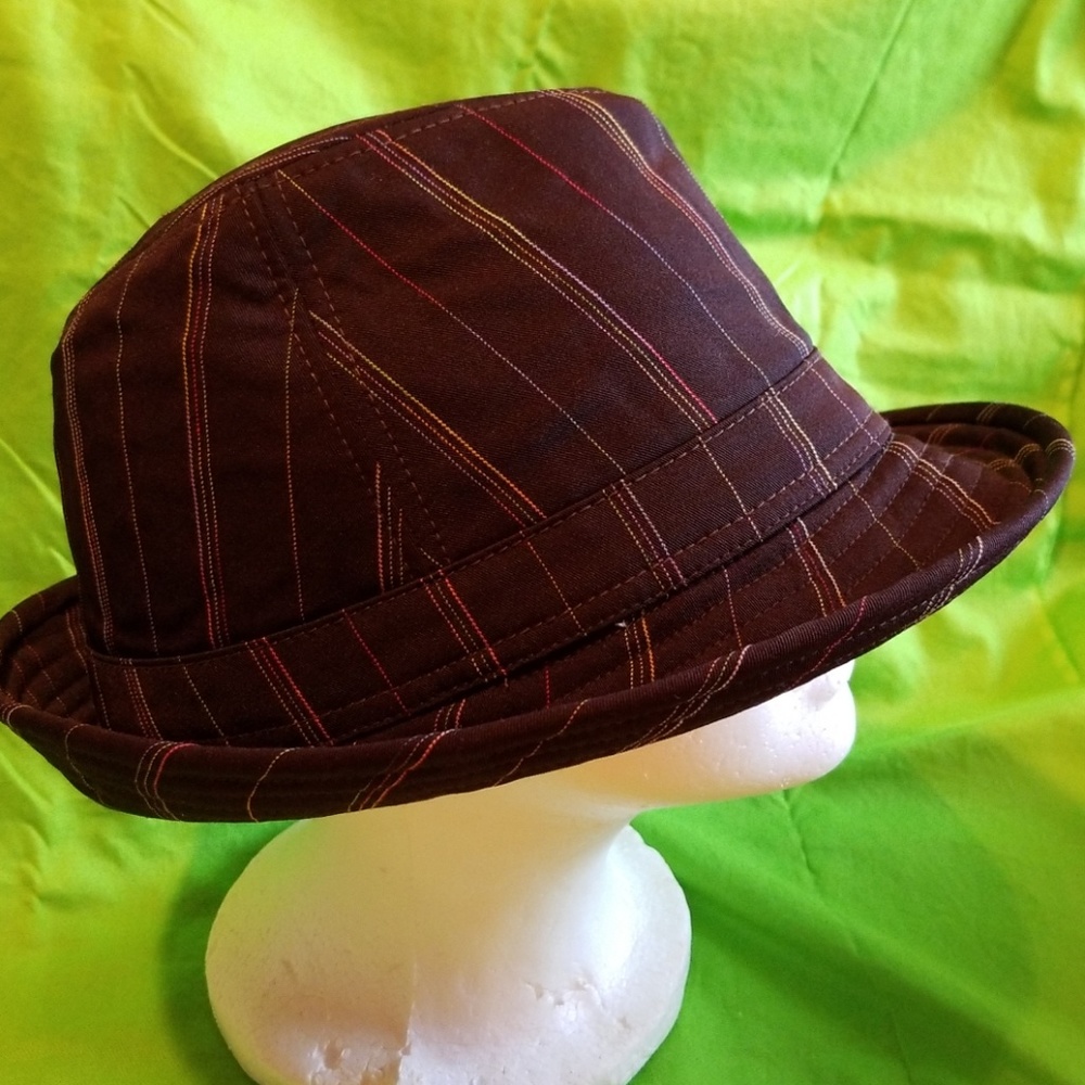 HAT 👉3 for $25👈 Brown, with Multicolored Stripes